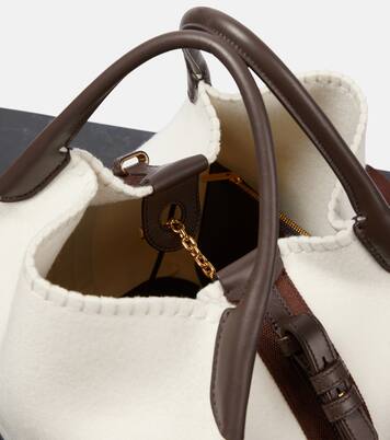 Tote Bale Large mit Leder | Loro Piana