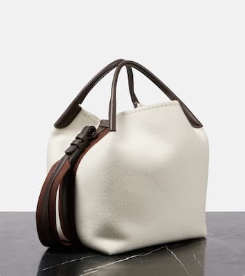 Tote Bale Large mit Leder | Loro Piana