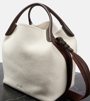 Tote Bale Large mit Leder | Loro Piana