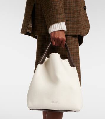Tote Bale Large mit Leder | Loro Piana