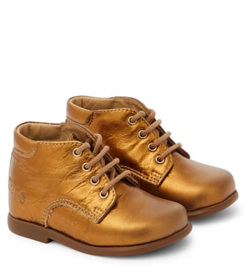 Baby metallic leather boots | Pom d'Api