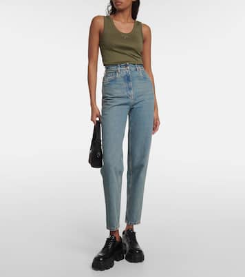 Top aus Baumwoll-Jersey | Prada