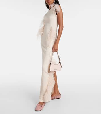 Bow-detail leather ballet flats | Acne Studios