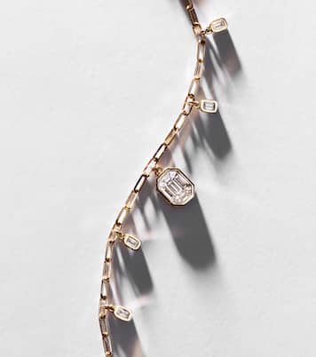 Diamond Illusion 18kt gold choker with diamonds | Shay Jewelry