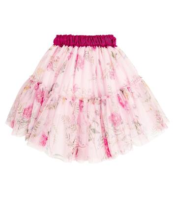 Gonna in tulle con stampa | Monnalisa