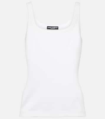 Ribbed-knit cotton tank top | Dolce&Gabbana