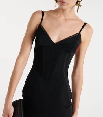 Satin corset dress  | Dolce&Gabbana