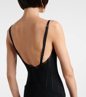 Satin corset dress  | Dolce&Gabbana