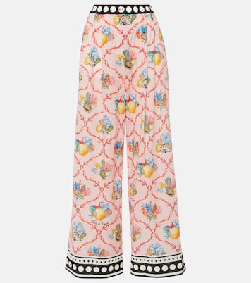 Capri printed cotton palazzo pants | Dolce&Gabbana