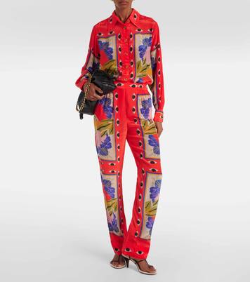 Pyjamahose Surreal Scarf Sand | Farm Rio