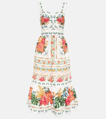 Robe midi en coton à fleurs | Farm Rio