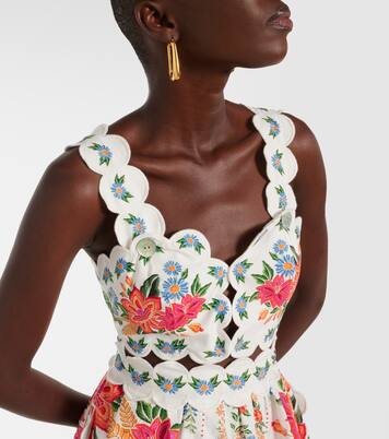 Robe midi en coton à fleurs | Farm Rio