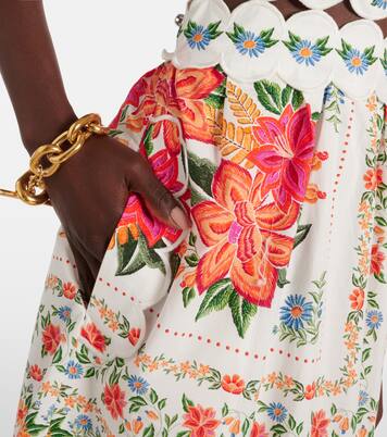 Robe midi en coton à fleurs | Farm Rio