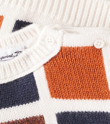 Gallen colorblocked wool sweater | Bonpoint