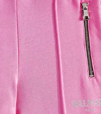 Cotton wide-leg pants | Balmain Kids