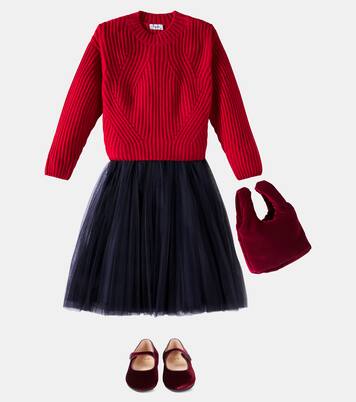 Ribbed-knit virgin wool sweater | Il Gufo