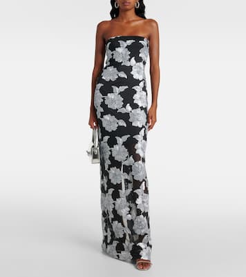 Robe longue à fleurs | Rotate