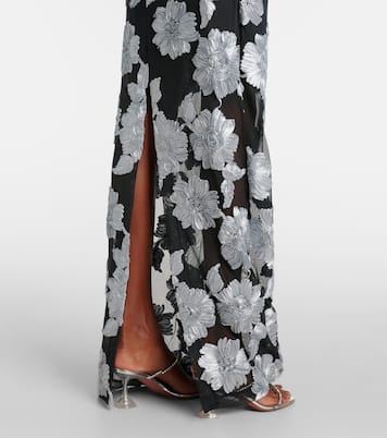 Robe longue à fleurs | Rotate