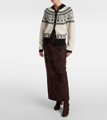 Cárdigan Marc de mezcla de cachemir en jacquard | Khaite