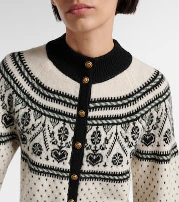 Cárdigan Marc de mezcla de cachemir en jacquard | Khaite