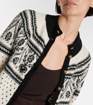 Cárdigan Marc de mezcla de cachemir en jacquard | Khaite