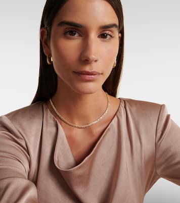 Choker Zoe in oro 18kt con diamanti | Anita Ko