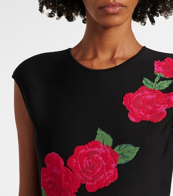 Midikleid aus Jacquard | Carolina Herrera