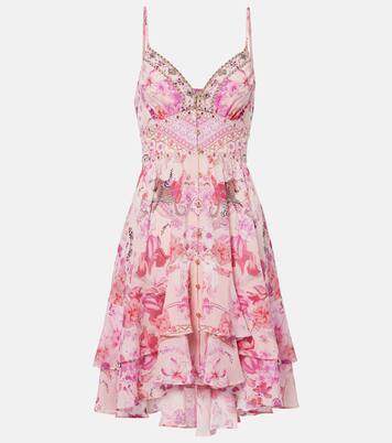 Robe en soie à fleurs | Camilla