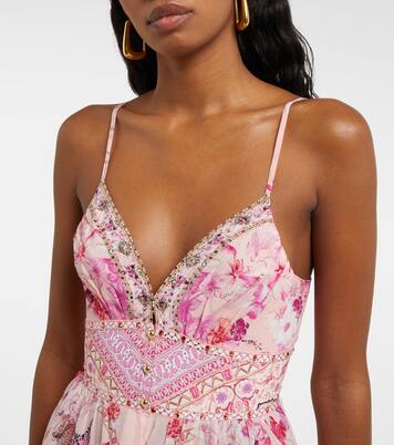 Robe en soie à fleurs | Camilla