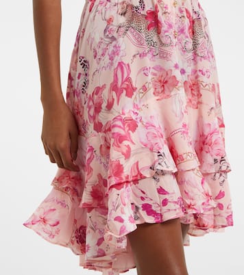 Robe en soie à fleurs | Camilla