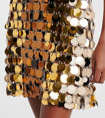 Minikleid mit Pailletten | Rabanne