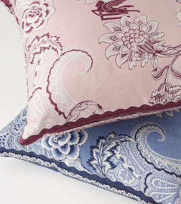 Bloom Pegaso cotton-blend cushion | Etro