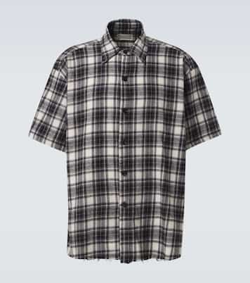 Plaid cotton shirt | Greg Lauren