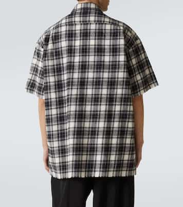 Plaid cotton shirt | Greg Lauren