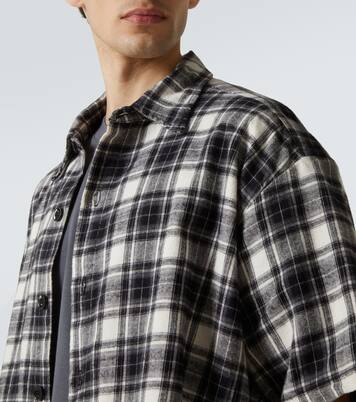 Plaid cotton shirt | Greg Lauren