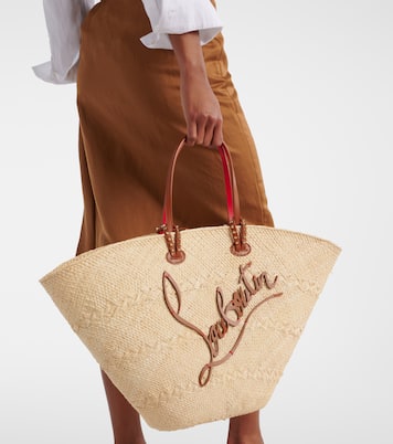 Tote Bag Cabata Large aus Raffiabast | Christian Louboutin