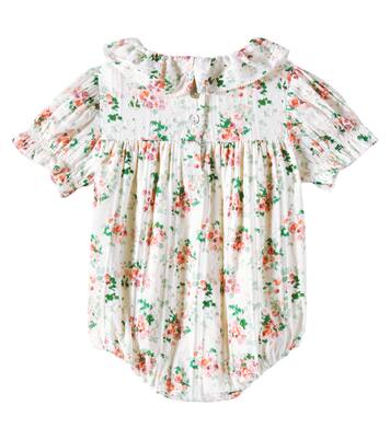 Baby Agapi floral playsuit | C'era Una Volta
