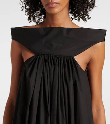 Abito crto Chalice in cotone con cut-out | Rick Owens