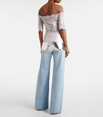 Top aus Spitze | Rabanne