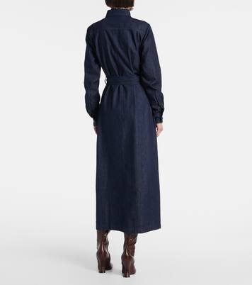 Hemdblusenkleid aus Baumwoll-Denim | Dries Van Noten