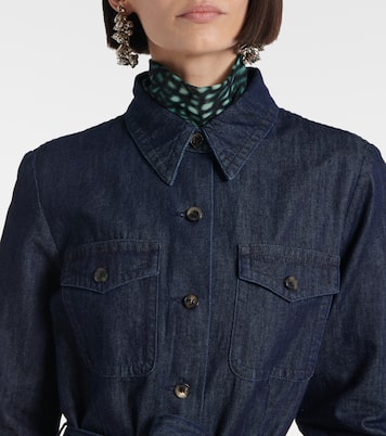 Hemdblusenkleid aus Baumwoll-Denim | Dries Van Noten