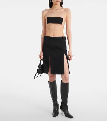 Illusion trompe-l'œil bandeau top | Courrèges