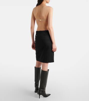 Illusion trompe-l'œil bandeau top | Courrèges
