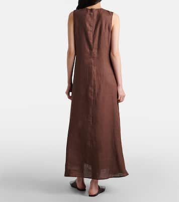 Robe longue Tallin en lin | Asceno