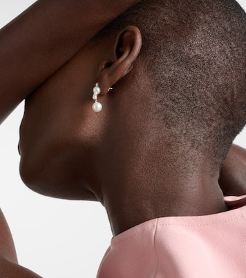 Ohrringe Luna aus Süßwasserperlen mit 14kt Gelbgold (585/1000) | Sophie Bille Brahe