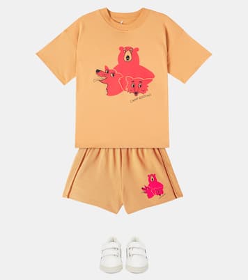 Printed cotton jersey T-shirt | Mini Rodini