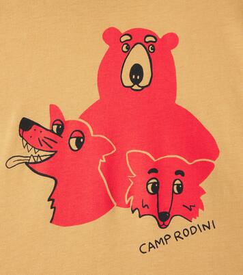 Printed cotton jersey T-shirt | Mini Rodini