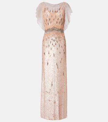 Robe longue Bonnie à ornements | Jenny Packham