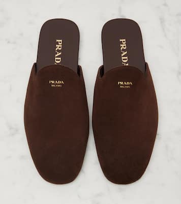 Suede mules | Prada