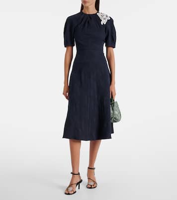 Midikleid aus Jacquard | Erdem